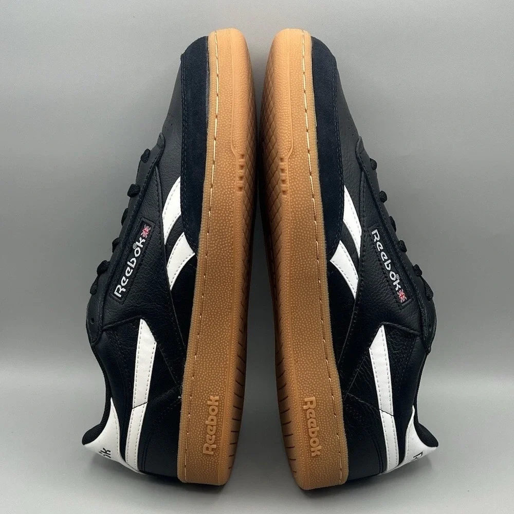 Reebok Classic Club C Revenge Vintage Black And‎ Gum Retro - Men's Size 11 NEW